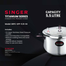 Singer Pressure Cooker 5.5Ltr image