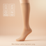 Skin Colour Ladies Leg Sock- Long image