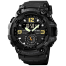 Skmei 1637 Digital Dual Movement 3 Time Sport Waterproof Wristwatch image