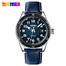 Skmei 9232 Genuine Leather Strap Watch Wrist Designer Branded Watches For Men image