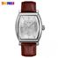 Skmei 9306 Slim Stone Square Analog Quartz Watch for Man image