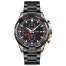 Skmei Stainless Steel Chronograph Sport Watch For Men - RoseGold And Black image