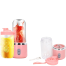 Small Portable Rechargeable Juicer Blender Easy Fresh Juice Maker for Travel Office And Home (Multicolor) image