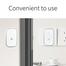 Smart Home Wireless Doorbell, Battery Push Button And Plug-in Receiver, Adjustable Volume/led For Home/office image