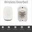 Smart Home Wireless Doorbell, Battery Push Button And Plug-in Receiver, Adjustable Volume/led For Home/office image