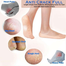 Smiling Foot Anti Crack Full Length Silicone Protector Moisturizing Socks Silicone Socks Smiling Foot For Relaxation Protector Moisturizing Socks-2 Pcs - (Any Colour) image