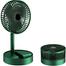 Soapow Desk Standing Fan Folding Portable USB Rechargeable Fan with 3 Speed for Office Dorm image