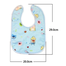 Soft Cotton Bibs Bip Bib for Baby Multicolor 3 Pcs image