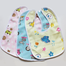 Soft Cotton Bibs Bip Bib for Baby Multicolor 3 Pcs image