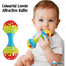 Soft Glue Dumbbell Baby Hand Teether With Jhunjhuni CN -1pcs image