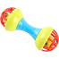 Soft Glue Dumbbell Baby Hand Teether With Jhunjhuni CN -1pcs image
