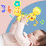 Soft Glue Dumbbell and Ball Baby Set Hand Teether with Jhunjhuni - 3 pcs image