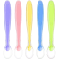 Soft Head Cute Baby Silicone Spoon BPA Free Non-toxic Newborn Training 1Pcs Multicolor image