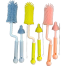 Soft Silicone Bottle Brush with Rotating Handle – Twin Pack for Easy Cleaning image