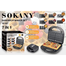 Sokany 7 IN 1 Multifunctional SANDWICH MAKER (Sandwich,Toast,Waffle,Omelet,Muffin Cake,Donut Bubble,grill And Baking) image