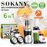 Sokany Multipurpose Blender Juicer 6-in-1 Unbreakable Juice Maker Model SK-03046 image