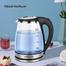 Sokany SK-1029 Electric Glass Kettle 1500W LED Light Large Capacity Kettle 2 Liter image