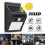 Solar Wireless Security Motion Sensor Night Light/Outdoor Security Light image