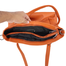 Baggi Solid Color Tote Handbag With 2 Chambers image