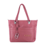 Solid Color Tote Handbag With 2 Chambers - BGI (Rouge) image