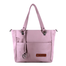 Solid Color Tote Handbag With 2 Chambers - BGI (Mauve) image