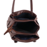Solid Color Tote Handbag With 3 Chambers image
