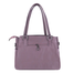 Solid Color Tote Handbag With 3 Chambers image