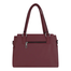 Solid Color Tote Handbag With 3 Chambers image