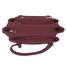 Solid Color Tote Handbag With 3 Chambers image