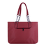 Solid Color Tote Handbag with Tassel image