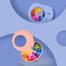 Solid Watercolor Painting Set 38 color (Pink) image