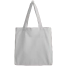 Solid White Canvas Tote Bag with Zipper image