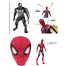SPIDER MAN || AND VENOM || TOY FIGURES || WITH FACE MASK || LIGHT image