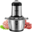 Sonifer SF-8115 Stainless Steel Bowl Mini 400w Food Chopper Powerful Electric Meat Grinder 1.8L image