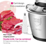 Sonifer SF-8115 Stainless Steel Bowl Mini 400w Food Chopper Powerful Electric Meat Grinder 1.8L image