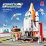 Space Launch Center Station High Quality Space Rocket Model Building Blocks For Authentication Children image