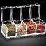 Spice rack crystal seasoning box- 4 pc set image