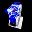Spiderman Stylish Wrist Watch With Music and Light for kids- Blue for kids image