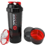 Sport Shaker Water Bottle 3 In 1 Spider Shaker - Ideal For Gym Use - Bpa Free And Convenient 500 ml Capacity - Perfect For Protein Shakes image