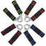 Sports And Fitness 2 pcs Foam Hand Grip Multi Color image