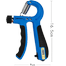 Alkaso Sports Counting 5-60kg Adjustable Hand Grip Blue Color image