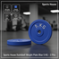 Sports House Dumbbell Weight Plate Blue 5 KG- 2 Pcs image