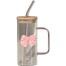 Square Shape Pookie Mug With Straw image