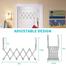 Stainless Steel 6 Hook Flexible Over Door Hook Hanger image
