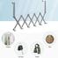 Stainless Steel 6 Hook Flexible Over Door Hook Hanger image