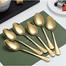 Stainless Steel Cutlery Tea Table Spoon Set - 6Pcs image