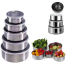Stainless Steel Food Box 5 Pieces With Food Grade Plastic Cover, Protect Fresh Box image