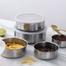 Stainless Steel Food Box With Food Grade Plastic Cover- 5 Pcs image