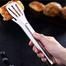 Stainless Steel Food Tongs Kitchen Tongs -1 Pcs image