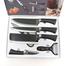 Stainless Steel Kitchen Knife Set - 6 pcs image